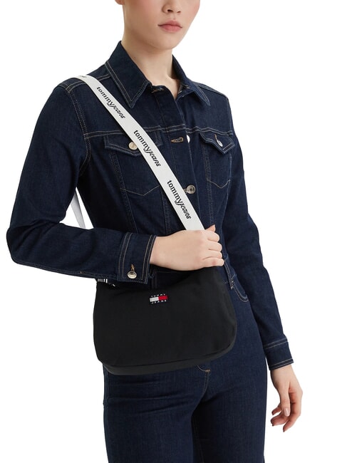 TJ ESS DAILY sac bandouli&egrave;re le noir - Sacs pour Femme