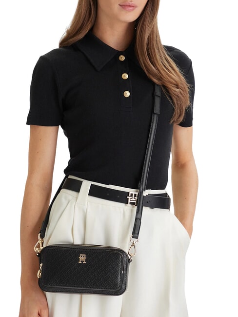 TH DAILY Mini sac bandouli&egrave;re / sac port&eacute; &eacute;paule le noir - Sacs pour Femme