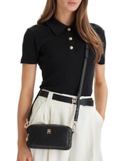 TOMMY HILFIGER TH DAILY Mini sac bandouli&egrave;re / sac port&eacute; &eacute;paule le noir - Sacs pour Femme - 2