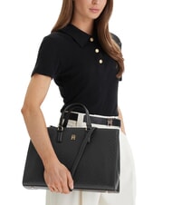 TOMMY HILFIGER TH DAILY Sac &agrave; main avec bandouli&egrave;re amovible le noir - Sacs pour Femme - 2