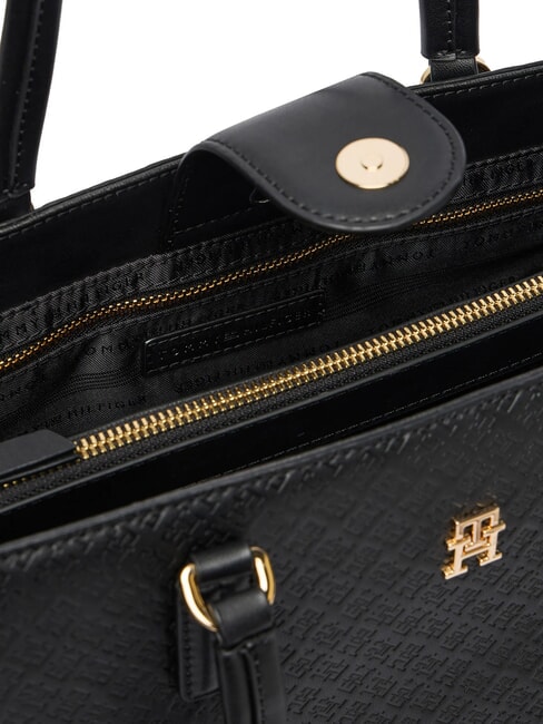 TH DAILY Sac cabas &agrave; bandouli&egrave;re le noir - Sacs pour Femme