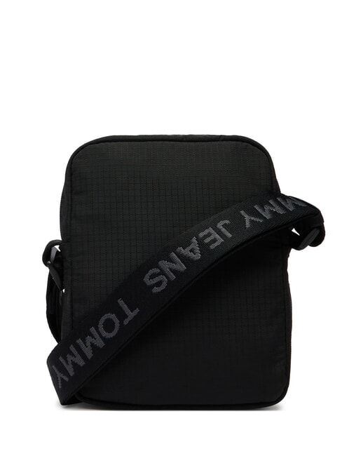 TJ ESS DAILY Sac en nylon recycl&eacute; le noir - Sacs en Bandouli&egrave;res pour Homme