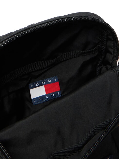 TJ ESS DAILY Sac en nylon recycl&eacute; le noir - Sacs en Bandouli&egrave;res pour Homme