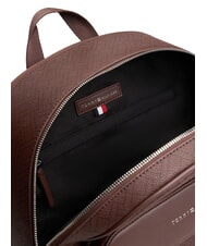 TOMMY HILFIGER TH FLAG MONOGRAM Sac &agrave; dos caf&eacute; en grains - Sacs &agrave; dos pour l'&Eacute;cole & les Loisirs - 4