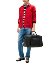 TOMMY HILFIGER TH FOUNDATION Sac de voyage avec bandouli&egrave;re le noir - Sacs de voyage - 4