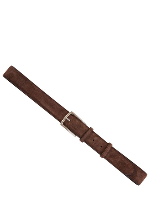 BASIC ceinture en cuir marron fonc&eacute; - Ceintures