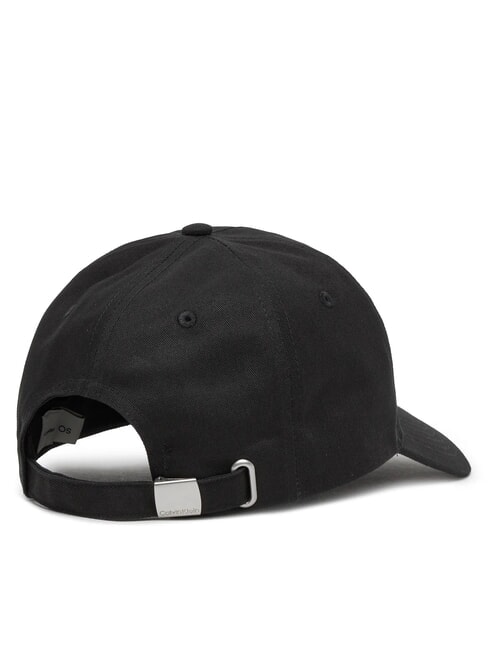 CKJ MONO LOGO Casquette &agrave; visi&egrave;re sur noir - Bonnets