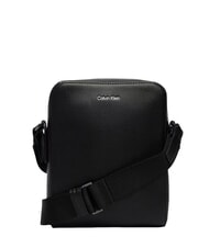 CALVIN KLEIN HARDWARE EMBLEM sac bandouli&egrave;re sur noir - Sacs en Bandouli&egrave;res pour Homme - 2