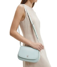 CALVIN KLEIN HARDWARE MONOGRAM Mini sac bandouli&egrave;re murmure bleu - Sacs pour Femme - 2