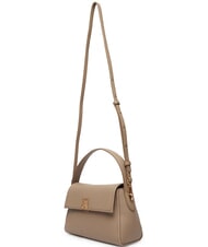 CALVIN KLEIN HARDWARE EMBLEM PEBB Sac &agrave; main avec bandouli&egrave;re taupe du d&eacute;sert - Sacs pour Femme - 3