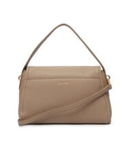 CALVIN KLEIN HARDWARE EMBLEM PEBB Sac &agrave; main avec bandouli&egrave;re taupe du d&eacute;sert - Sacs pour Femme - 4