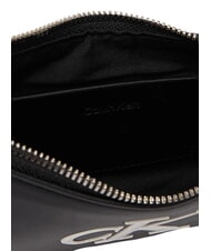 CALVIN KLEIN BOLD MONOGRAM Mini sac bandouli&egrave;re noir et blanc - Sacs pour Femme - 4