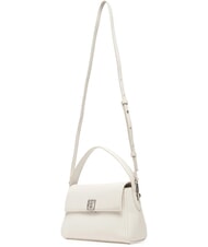 CALVIN KLEIN HARDWARE EMBLEM PEBB Sac &agrave; main avec bandouli&egrave;re alysse blanche - Sacs pour Femme - 4