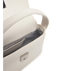 CALVIN KLEIN HARDWARE EMBLEM PEBB Sac &agrave; main avec bandouli&egrave;re alysse blanche - Sacs pour Femme - 5