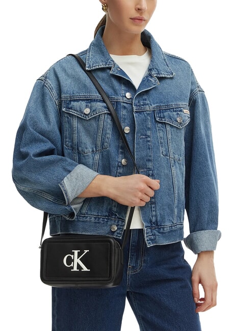 BOLD MONOGRAM Mini sac &agrave; bandouli&egrave;re noir et blanc - Sacs pour Femme