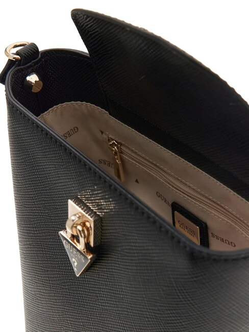 PATSIE sac bandouli&egrave;re, sac seau NOIR - Sacs pour Femme