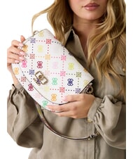 GUESS EMELIE LOGO sac bandouli&egrave;re multi-logos - Sacs pour Femme - 2