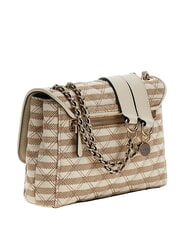 GUESS GIULLY 2 sac bandouli&egrave;re taupe / Multi - Sacs pour Femme - 2