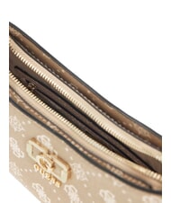 GUESS EMELIE LOGO sac bandouli&egrave;re logo vanille - Sacs pour Femme - 3