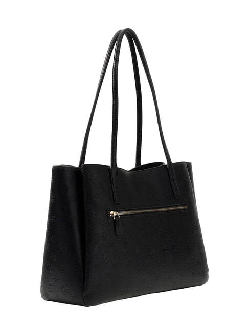 ANISE sac bandouli&egrave;re logo noir - Sacs pour Femme