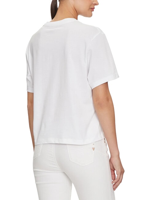 BOXY MINI TRIANGLE T-shirt en coton blanc pur - T-shirt