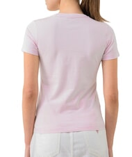 GUESS JEANS SLIM LOGO T-shirt extensible coupe slim lilas d'&eacute;t&eacute; - T-shirt - 2