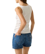 GUESS JEANS EMBRO  blanc d'alb&acirc;tre - T-shirt - 2