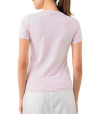 GUESS JEANS SS CN SLIM T-shirt &agrave; manches courtes lilas d'&eacute;t&eacute; - T-shirt - 2