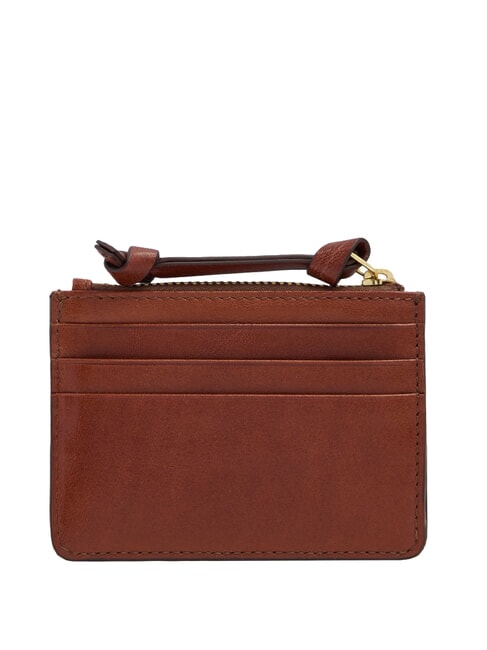 STORY Porte-monnaie en cuir MARRON - Portefeuilles Femme