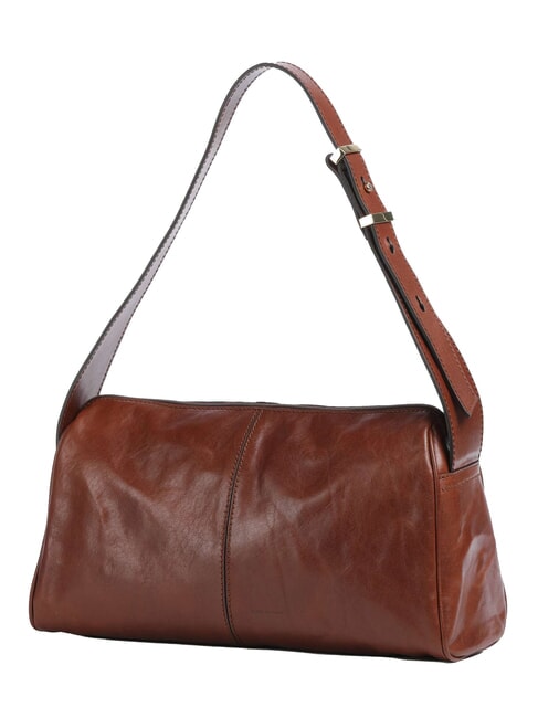FLORA Sac bandouli&egrave;re en cuir MARRON - Sacs pour Femme