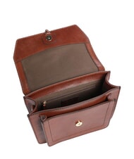 THE BRIDGE ELBA Sac bandouli&egrave;re en cuir MARRON - Sacs pour Femme - 4