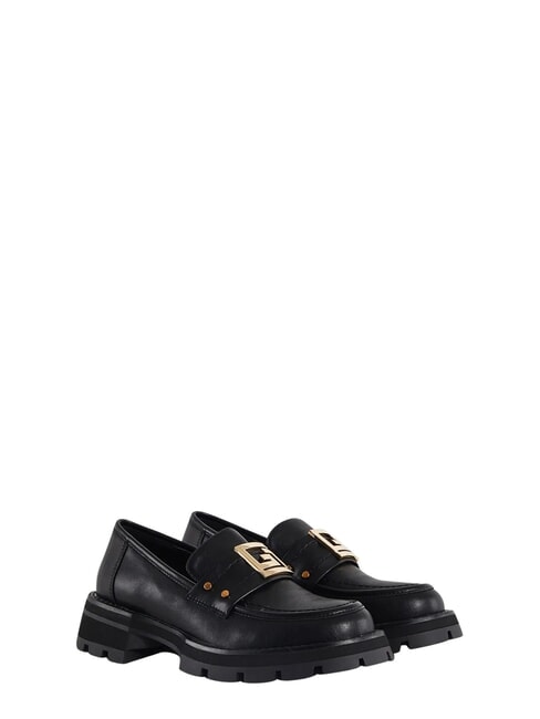 ARIEL mocassin en cuir NOIR - Chaussures Femme