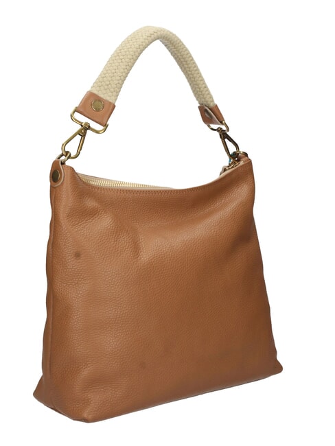 YASEMIN sac bandouli&egrave;re chamois - Sacs pour Femme