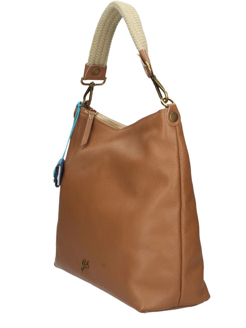 YASEMIN sac bandouli&egrave;re chamois - Sacs pour Femme