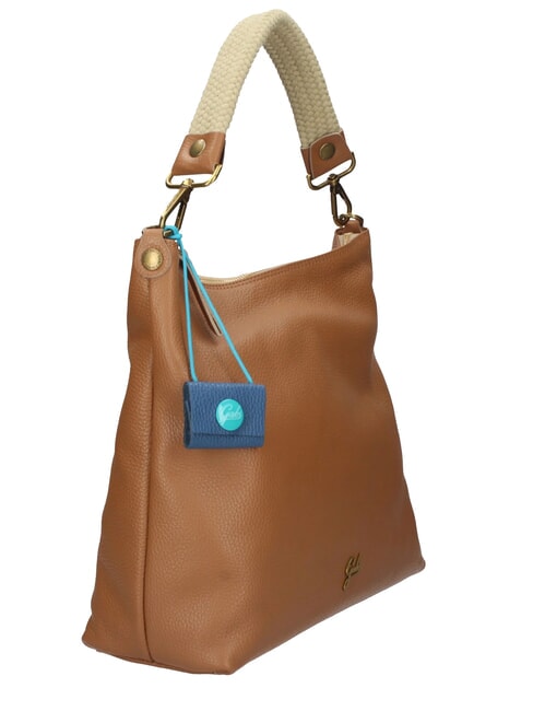 YASEMIN sac bandouli&egrave;re chamois - Sacs pour Femme