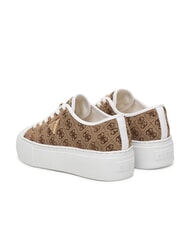 GUESS JOEZI4 Baskets Beige / Marron - Chaussures Femme - 3