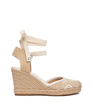 GUESS CHEYIN Sandales espadrilles &agrave; talon de 10 cm - Chaussures Femme