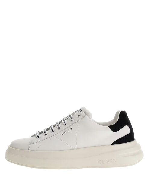 ELBA  Baskets blanc noir - Chaussures Homme