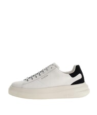 GUESS ELBA  Baskets blanc noir - Chaussures Homme - 2