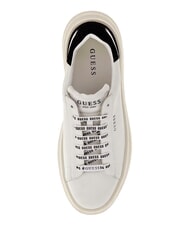 GUESS ELBA  Baskets blanc noir - Chaussures Homme - 3