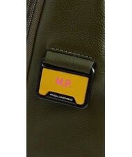 PIQUADRO RUSSEL Sac &agrave; dos en cuir pour ordinateur portable 15,6" VERT - Sacs &agrave; dos pour ordinateur portable - 5