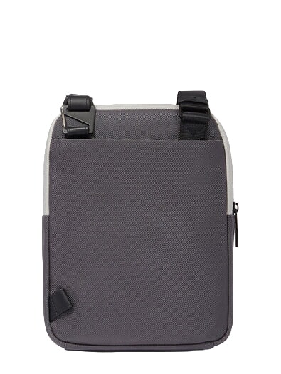 BRIEF 2 sac ipad en tissu recycl&eacute; gris - Sacs en Bandouli&egrave;res pour Homme