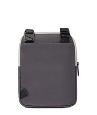 PIQUADRO BRIEF 2 sac ipad en tissu recycl&eacute; gris - Sacs en Bandouli&egrave;res pour Homme - 3