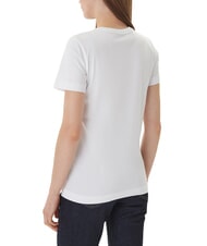 GUESS 3D SCRIPT T-shirt en coton blanc pur - T-shirt - 2