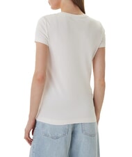 GUESS CN SS LOGO T-shirt &agrave; manches courtes cremwhi - T-shirt - 2