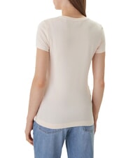 GUESS CN SS LOGO T-shirt &agrave; manches courtes vanille cosmique - T-shirt - 2