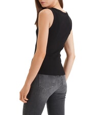 GUESS LOGO SCRIPT Haut jetbla - T-shirt - 2