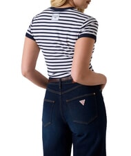 GUESS STRIPED MINI 4G LOGO T-shirt ray&eacute; - T-shirt