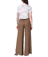 GUESS SCRIPT CROP T-shirt en coton - T-shirt