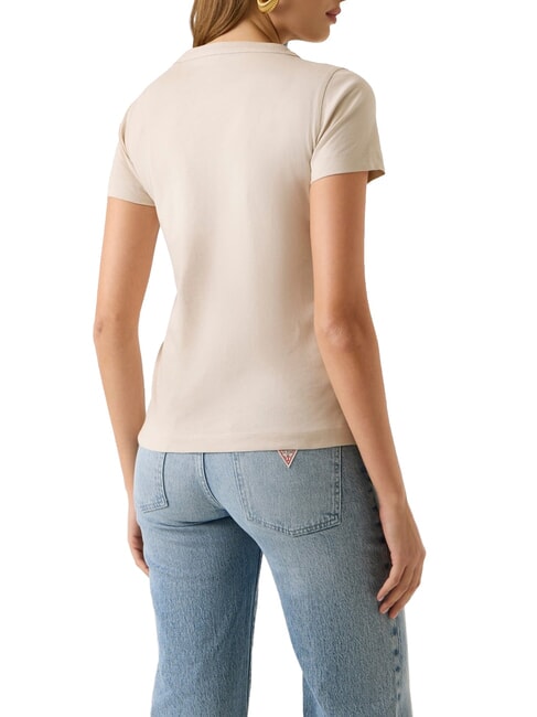 3D SCRIPT T-shirt en coton ardoise chaude - T-shirt